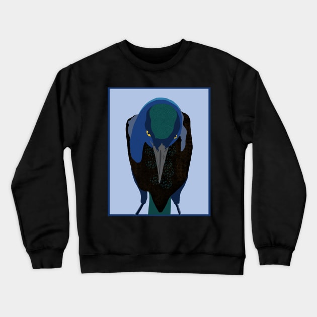 The Judgemental Crow Crewneck Sweatshirt by Little Birds